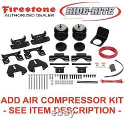 Firestone 2625 Ride Rite Rear Air Springs Bags for 17-23 Ford F250 F350 F450 4WD