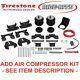 Firestone 2625 Ride Rite Rear Air Springs Bags For 17-23 Ford F250 F350 F450 4wd