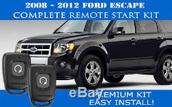Fits Ford Escape Remote Start Complete Kit 2008-2012 Easy Install