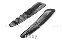 For 20-Up Toyota Supra Performance Style CARBON FIBER Front Hood Duct Cover Pair