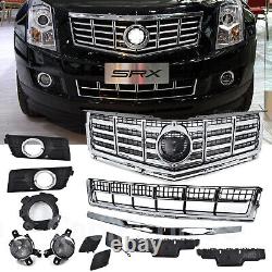 For 2013-2016 Cadillac SRX Front Grille Fog Lights Cover Lower Deflector 13PCS