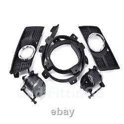 For 2013-2016 Cadillac SRX Front Grille Fog Lights Cover Lower Deflector 13PCS
