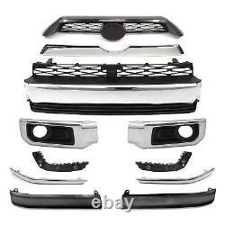 For 2014 2019 Toyota 4Runner Limited Front Bumper Grille Assembly Body Kits