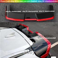 For 2017-2022 Honda CR-V SUV Black+Red ABS Rear Lip Roof Spoiler Wing Body Kits