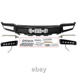 For 2018-20 Ford F150 F-150 Steel Grey Front Bumper Assembly withLED Raptor Style