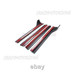 For 2020-2023 Tesla Model Y Side Skirts Matte Black Extension Body Kit Splitter
