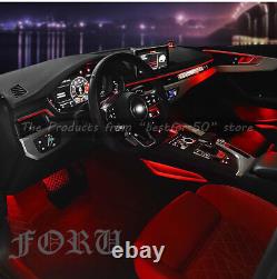 For Audi A4 S4 A5 S5 B9 2017-19 Dashboard Ambient Light LED Bar Interior Parts