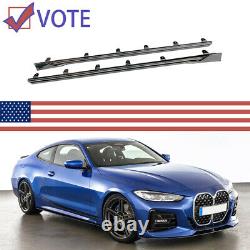 For BMW G22 4 Series 2021-2022 Side Skirts Carbon Fiber Style Extension Body Kit