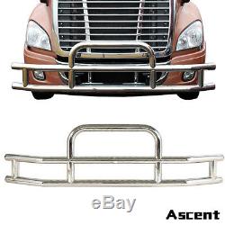 For Cascadia 2008-2017 Truck Stainless Steel Brush Bumper Protector Grille Guard