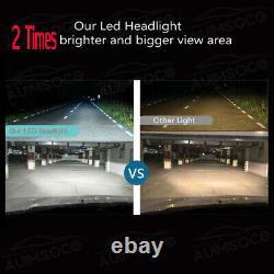 For Dodge Durango 2016-2020 6x Combo LED Headlight High Low Beam Fog Light Bulbs