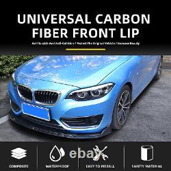For Ford F-150 SVT Lightning Carbon Front Bumper Lip Splitter Spoiler Body Kit