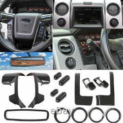 For Ford F150 09-14 Full set Interior Decoration Trim Kit Dashboard Accessories