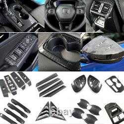 For Honda Civic Sedan 2022 Carbon Fiber Interior Accessories Kit Trim Cover 45PC