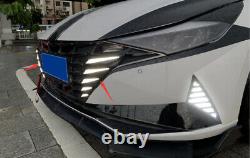 For Hyundai Elantra 2021-2023 LED Daytime Running DRL Signal Lights Kit Fog Lamp