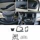 For Kia Optima 2011-2015 Carbon Fiber Interior Dash Panel Decor Cover Trim Kit