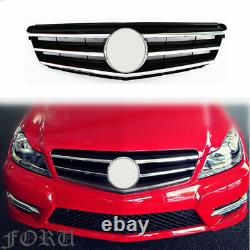For Mercedes Benz W204 Grille C-Class C250 C300 C350 Front Facelift Grill 07-14