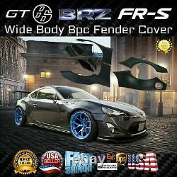 For Subaru GT86 BRZ FR-S 12013-2020 Wide Body 8pc Fender Flares Cover