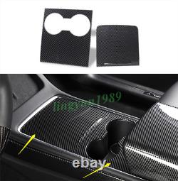 For Tesla Model 3/Y 2021 2022 ABS Carbon Fiber Car Interior Decoration Kit Trim