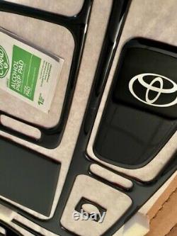 For Toyota Land Cruiser 98 99 00 01 02 Piano Black Dash Trim Kit Interior