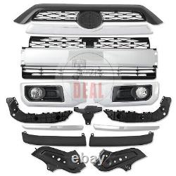 Front Bumper Grille Assembly Body Kits For 2014-2019 Toyota 4Runner Limited 14pc
