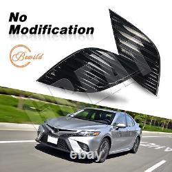 Front Bumper Grille Kit Fog Lights Cover Fit For 2018-2020 Toyota Camry XSE