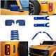 Full Set Cover Trim Decor Bezels Kit For Ford Bronco 2021+2/4 Door Blue Abs