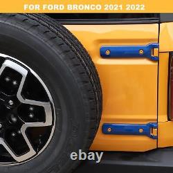 Full Set Cover Trim Decor Bezels Kit For Ford Bronco 2021+2/4 Door Blue ABS