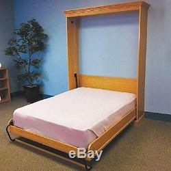 Full-Size Deluxe Murphy Bed Kit Vertical Easy Install Made in the USA Sturdy