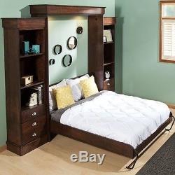 Full-Size Deluxe Murphy Bed Kit Vertical Easy Install Made in the USA Sturdy