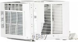 GE Window Air Conditioner 5,000 BTU 2 Speeds Easy Installation Window Kit White