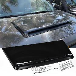 Glossy Black Front Hood Scoop Bulge Kit for 2014-2021 Toyota Tundra 7618134900