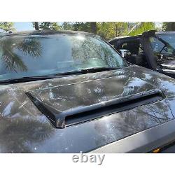 Glossy Black Front Hood Scoop Bulge Kit for 2014-2021 Toyota Tundra 7618134900
