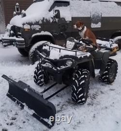 Honda TRX 50 inch Snow Plow Kit with a Universal Snow Plow Mount
