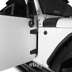 Hooke Road 16x Body Door Hinge Kit Upper & Lower For 2007-2018 Jeep Wrangler JK