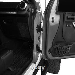Hooke Road 16x Body Door Hinge Kit Upper & Lower For 2007-2018 Jeep Wrangler JK