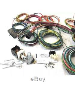 Hot Rod universal 22 Circuit Wiring Harness kit easy painless install