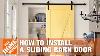 How To Install A Sliding Barn Door The Home Depot