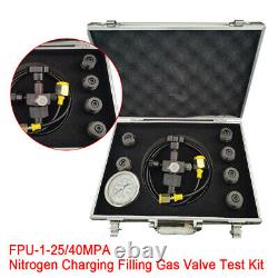 Hydraulic Nitrogen Accumulator Charging Kit Gas Valve Test Kit FPU-1-25