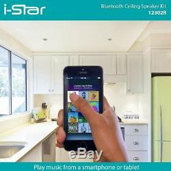 I-Star Ceiling Bluetooth Speakers Complete Kit Easy To Install Ceiling