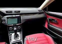 Interior Dash Trim Cover Set for Mercedes Actros 96-00 40 PCS Piano Black Look