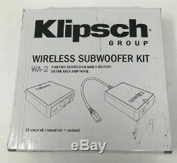 Klipsch WA-2 Wireless Subwoofer Kit with Easy Installation for Powerful Bass