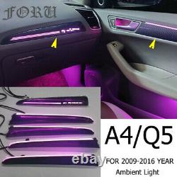 LED Ambient Light For Audi A4 Q5 2009-2016 Door Decorative Lamp Trim Cover Kit