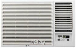 LG Window Air Conditioner 7,500 BTU Heat 2 Speeds Easy Install Kit Timer Remote