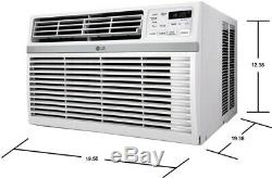 LG Window Air Conditioner 8,000 BTU Timer Remote Easy Install Kit ENERGY STAR