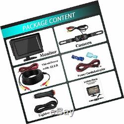 LeeKooLuu Backup Camera and Monitor Kit Easy Installation for Cars, RVs, Trucks