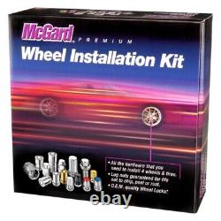 McGard Hex Lug Install Kit For Chevy Suburban 1500 2000-2014 6 Lug Chrome