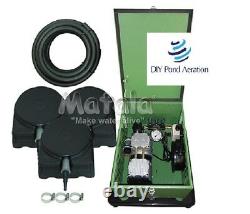 NEW 1/2HP Pond Aeration Kit with 300' Sink Tube/3-diffuser's MEA Lake Pro 3C