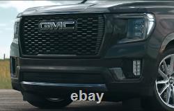 NEW 2021-24 GMC Yukon Yukon XL GM Front & Rear Chrome Black Emblem Kit 84729912