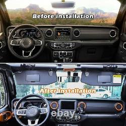 Orange Car Interior Accessories Cover Trim Kit for Jeep Wrangler JL 18-21 21pcs