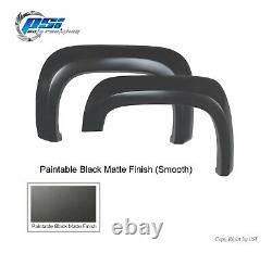 Paintable Extension Fender Flares Fits GMC Sierra 1500 2007-2013 5.8 Ft Bed Only